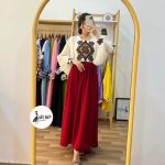 সুন্দরী চেরি জর্জেট গাউন