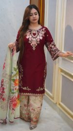 Pakistani inspired Gharara dress - Image 6