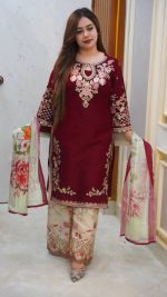 Pakistani inspired Gharara dress - Image 5