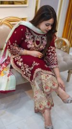 Pakistani inspired Gharara dress - Image 3